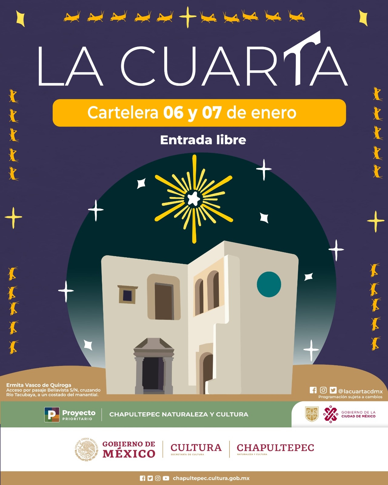 Súmate a las actividades de la Ermita Vasco de Quiroga en 2024