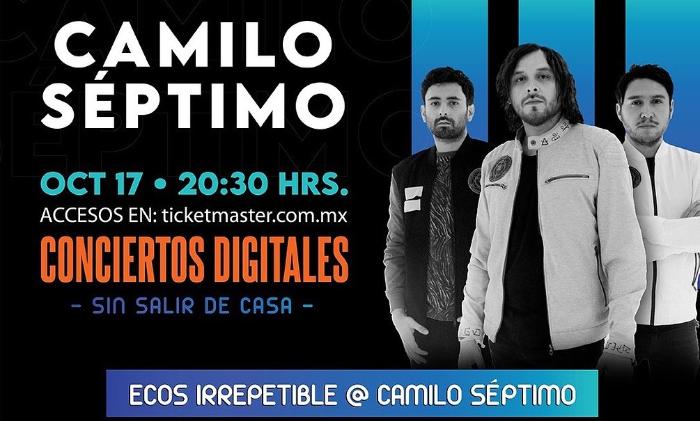 Camilo Séptimo presentará Ecos en un show IRREPETIBLE