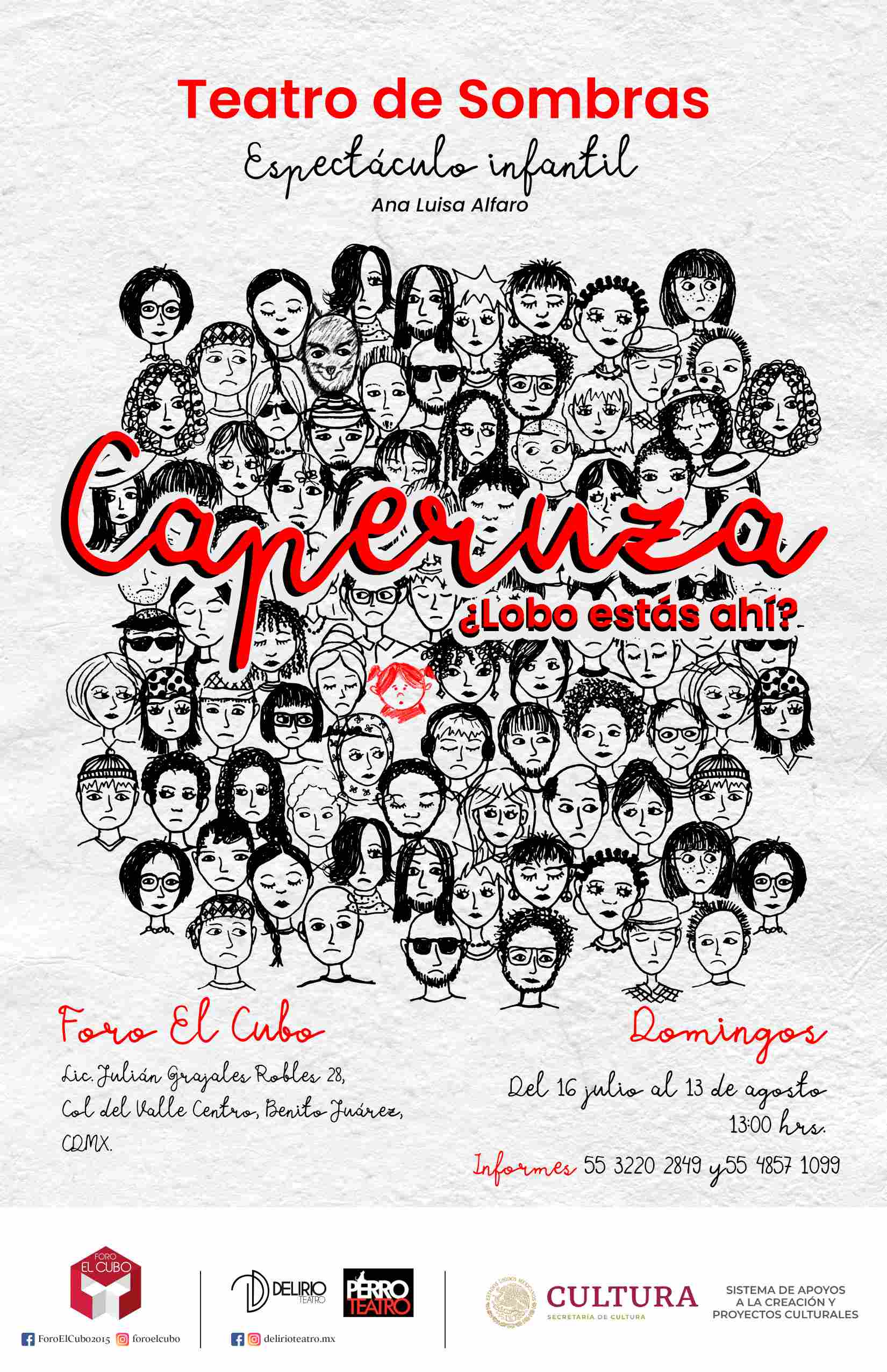 "Caperuza, ¿lobo estás ahí?" estrenará en el Foro El Cubo