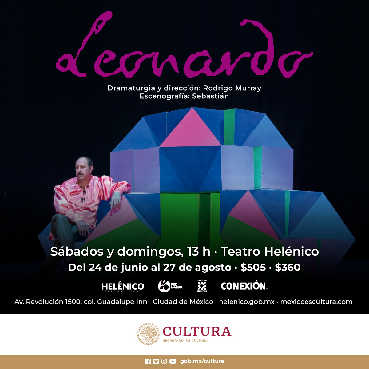 Arte, teatro, escultura e historia en "Leonardo", un monólogo de Rodrigo Murray