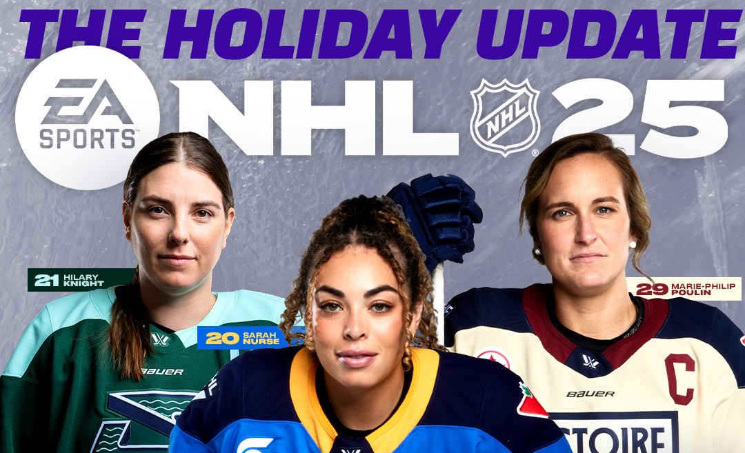 EA Sports "NHL 25" revela una actualización con la Professional Women's Hockey League, una nueva serie NHL Arcade y el 4 Nations Face-Off