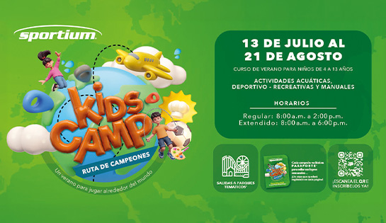 SPORTIUM  - Precios Exclusivos en Kids Camp, Ruta de Campeones.