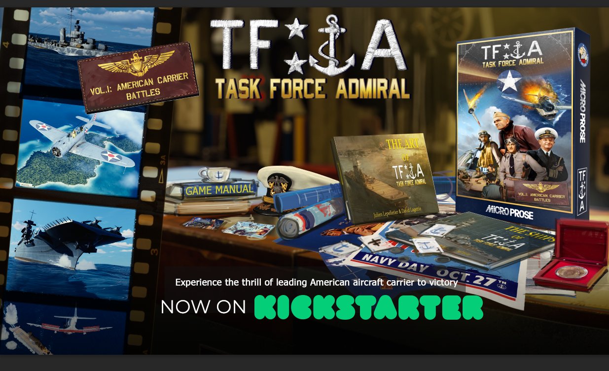 MicroProse anuncia el Kickstarter de la edición física limitada de "Task Force Admiral"