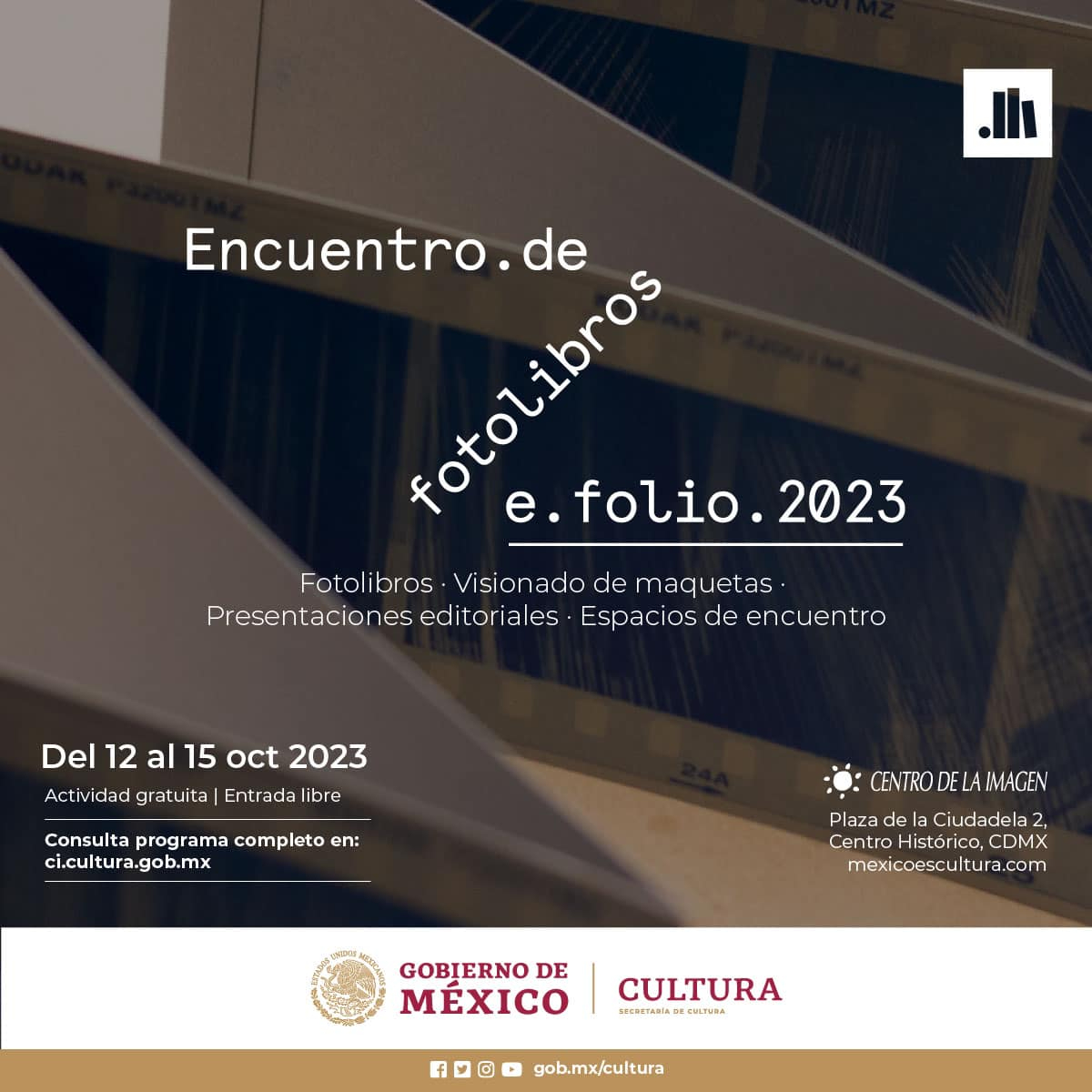 Llega la fiesta del fotolibro del Centro de la Imagen del 12 al 15 de octubre de 2023