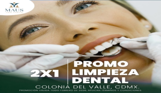 MAUS CARE CENTER - 2x1 en Limpieza Dental