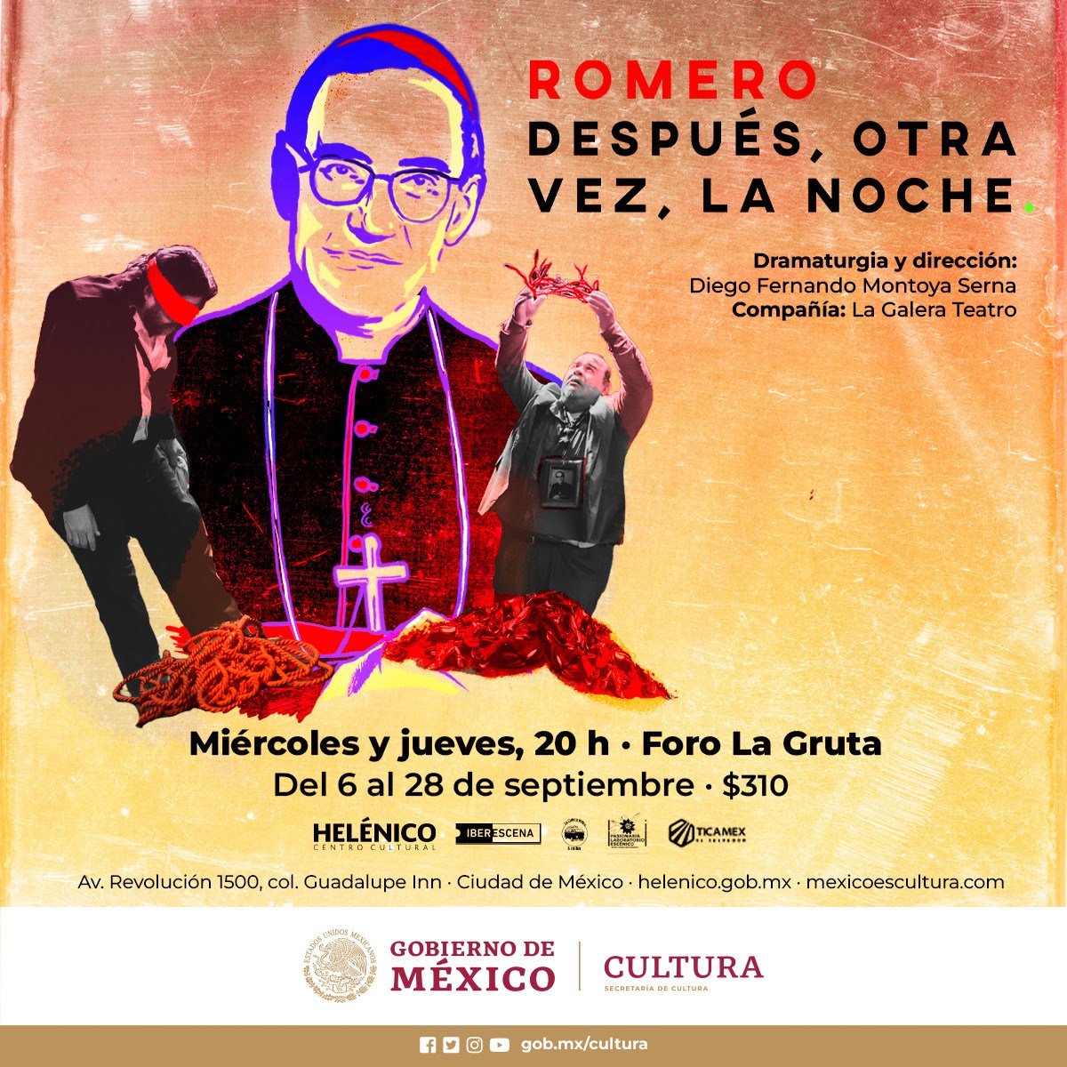 El Foro La Gruta se congratula con la presentación de: "Romero. Después, otra vez, la noche"
