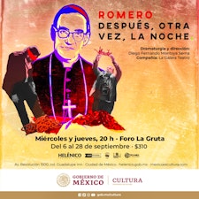 El Foro La Gruta se congratula con la presentación de: "Romero. Después, otra vez, la noche"