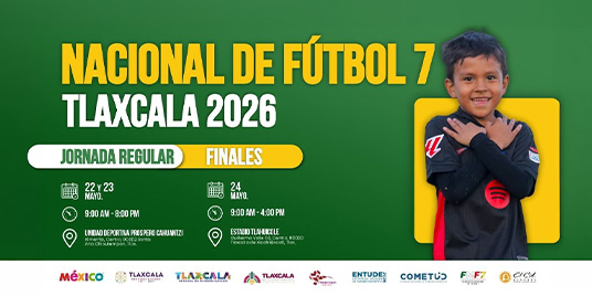 Nacional de Fútbol 7, Tlaxcala 2026