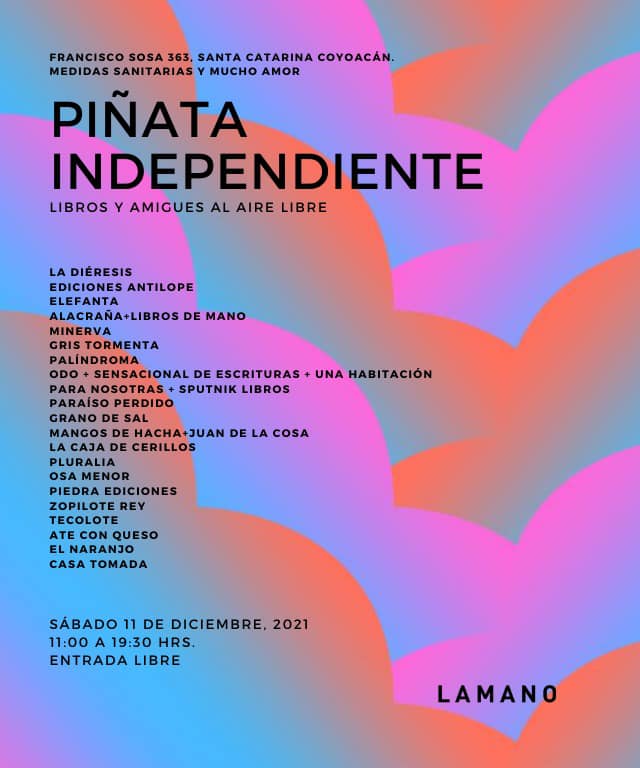 Piñatas, libros, azoteas, fiestas y más