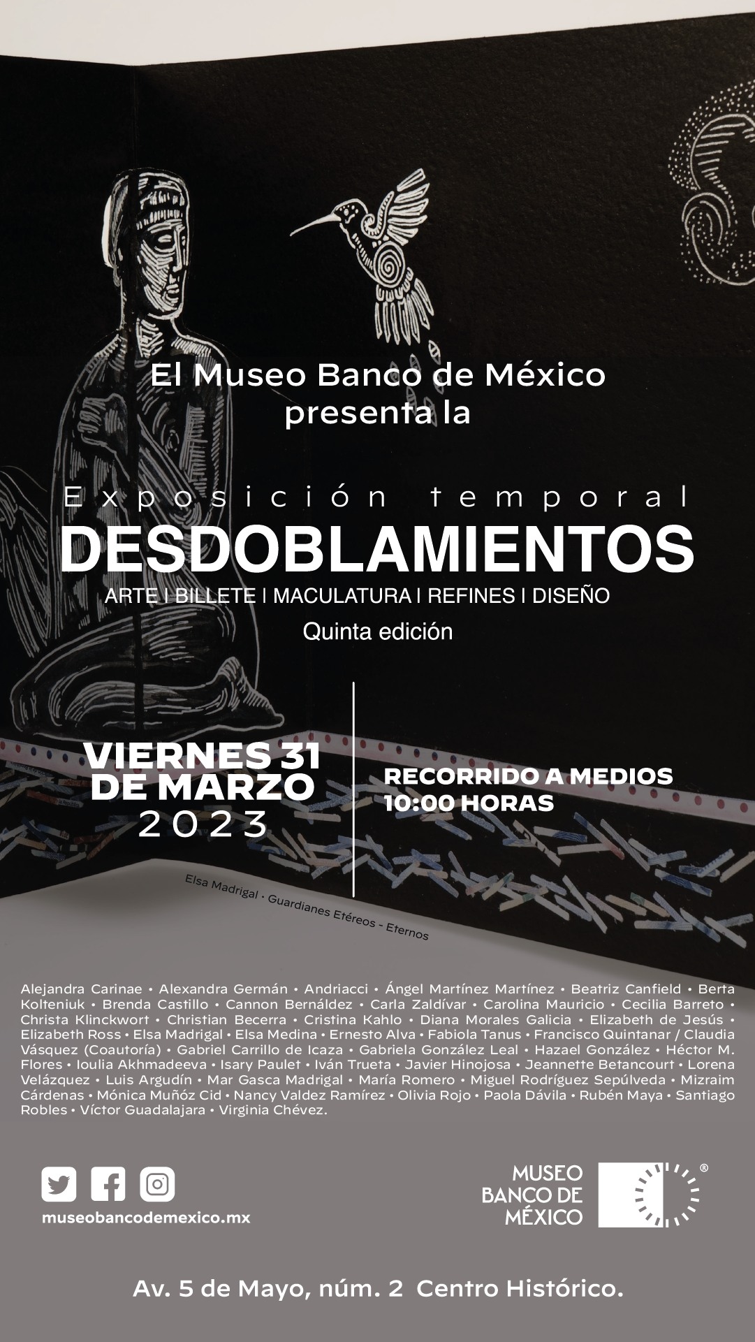 El Museo Banco de México presenta la exposición temporal "Desdoblamientos"