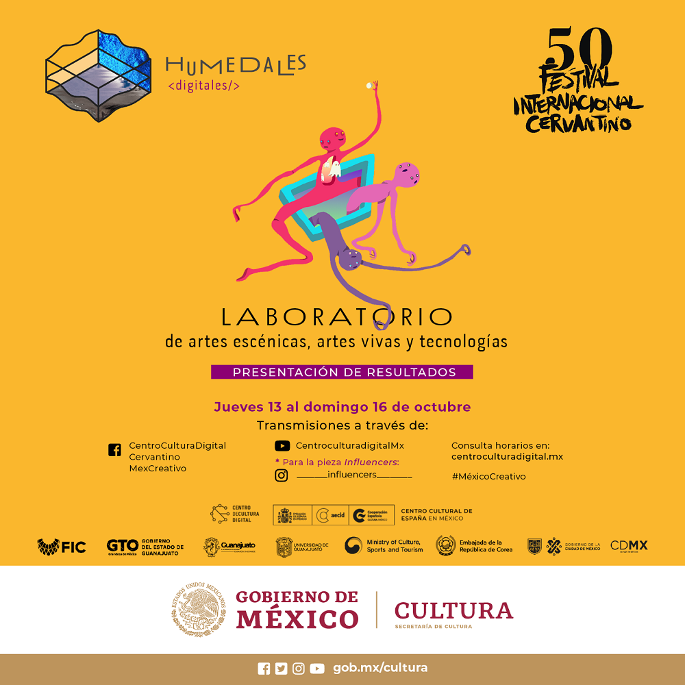 El CCD participa en la 50 edición del Festival Internacional Cervantino con el programa híbrido: Humedales Digitales