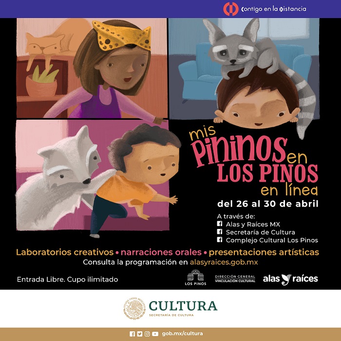 Alas y Raíces y el Complejo Cultural Los Pinos celebran a niñas y niños
