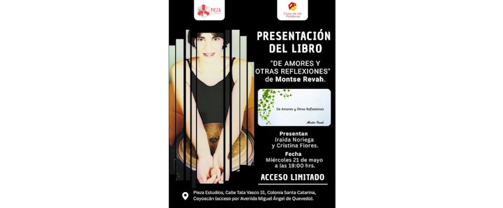 Montse Revah Lacouture presenta “De amor y otras reflexiones”