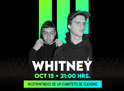 Whitney ofrecerá concierto digital dentro del concepto IRREPETIBLE