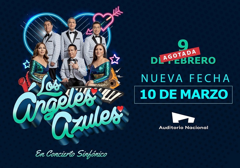 Una fecha más de Los Ángeles Azules en el "Coloso de Reforma"