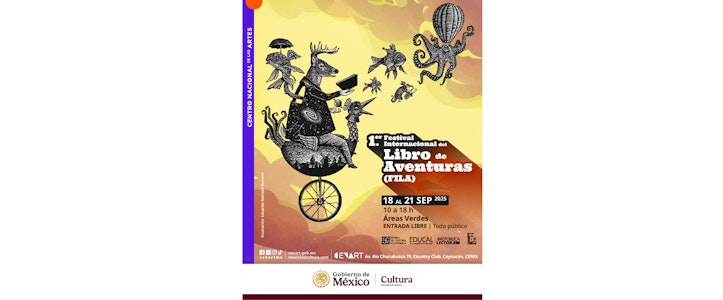 Surge en el Cenart el Festival Internacional del Libro de Aventuras