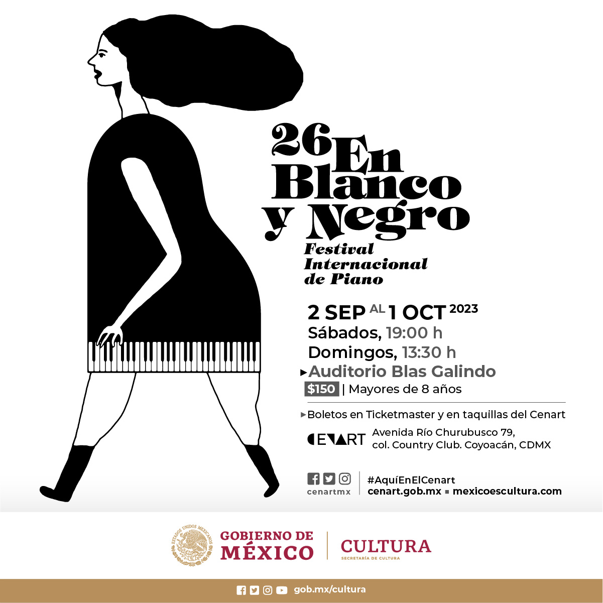 La edición 26 del Festival Internacional de Piano En Blanco y Negro reunirá cuatro siglos de música