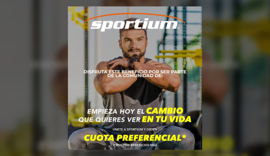 SPORTIUM - Precio exclusivo en Inscripción y Costos de mantenimiento