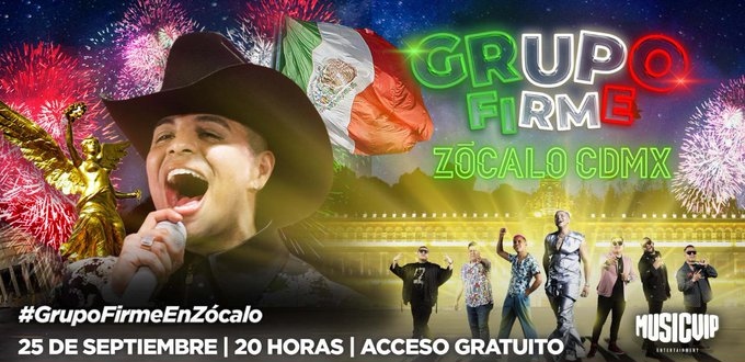 Grupo Firme, a punto de hacer historia en el Zócalo de CDMX 