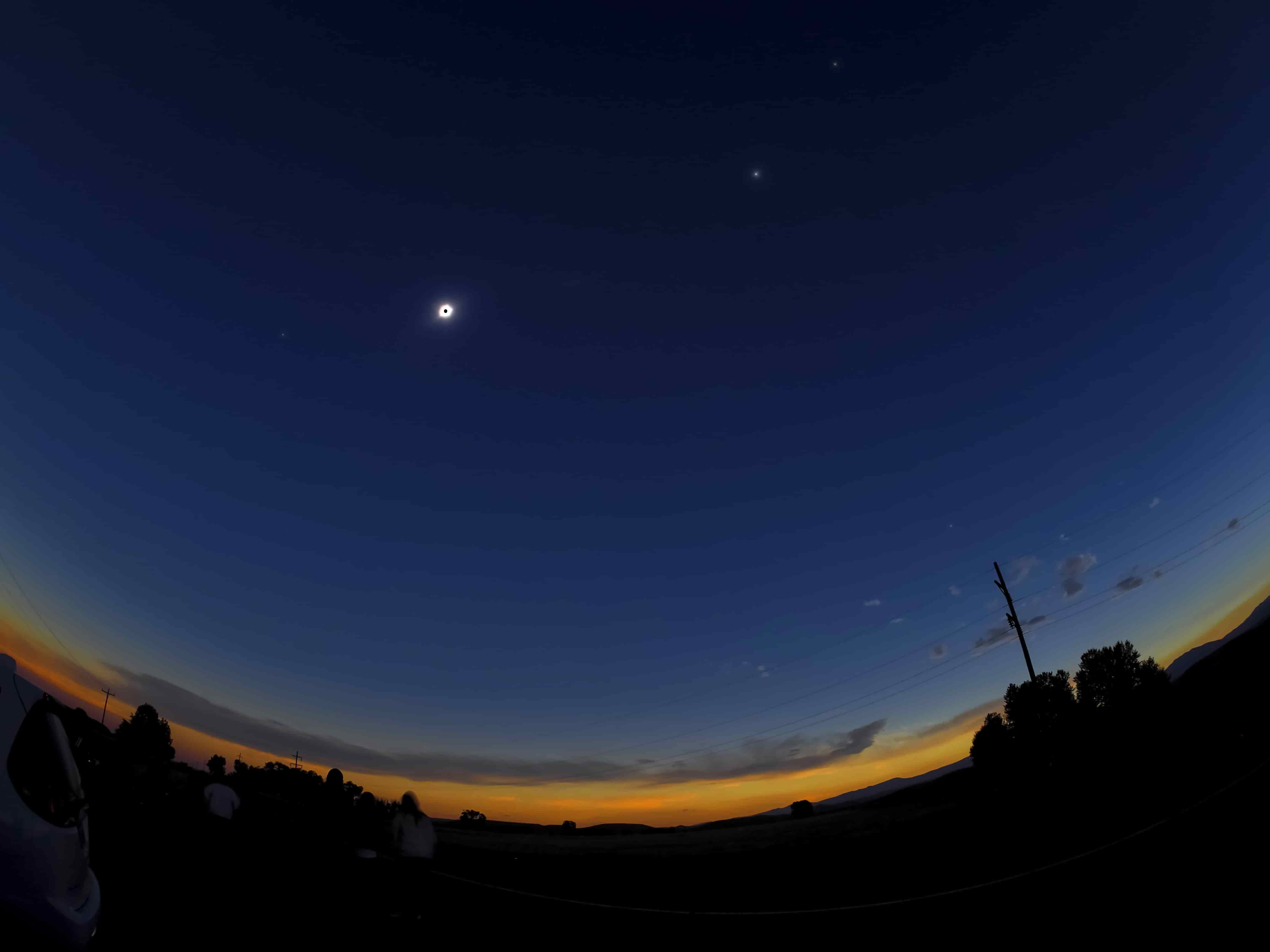 Eclipse total de Sol y tendencias populares