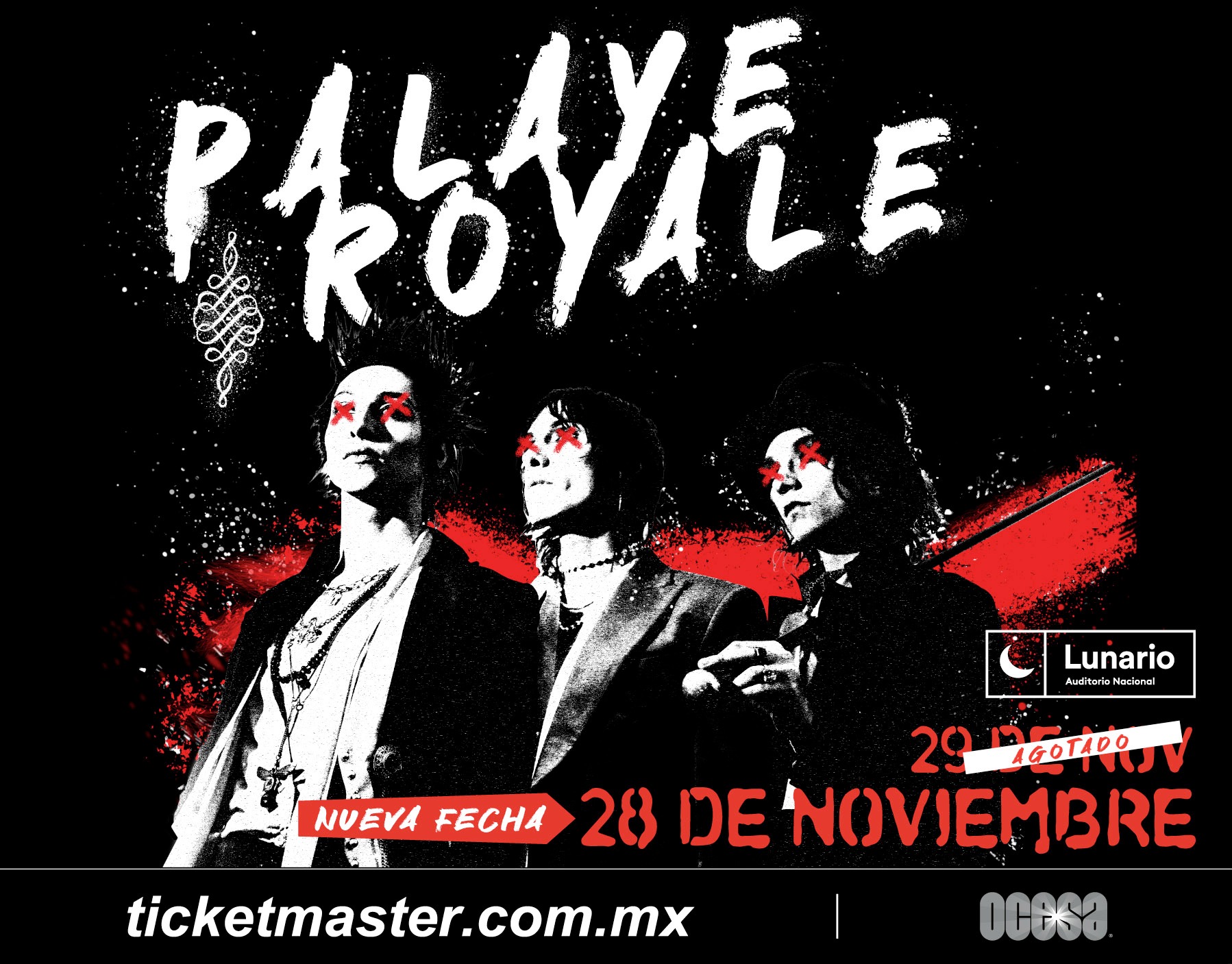 Se anuncia una fecha más de Palaye Royale en la CDMX