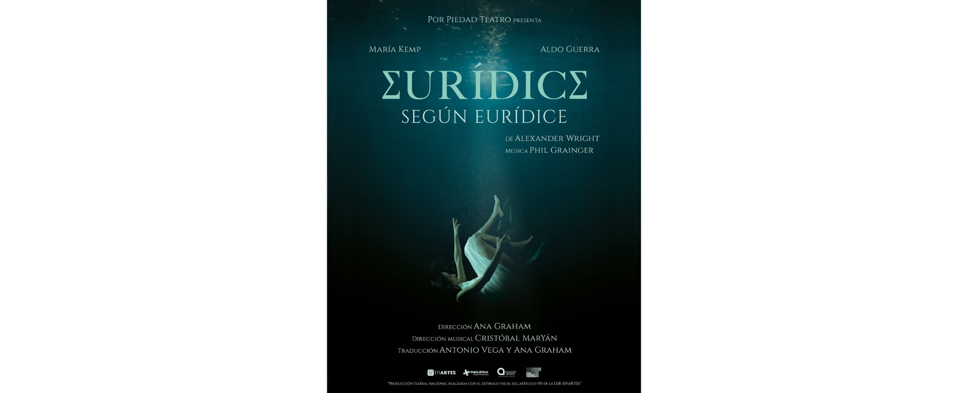 "Eurídice (según Eurídice)" reinterpreta el mito griego en el Jardín Escénico