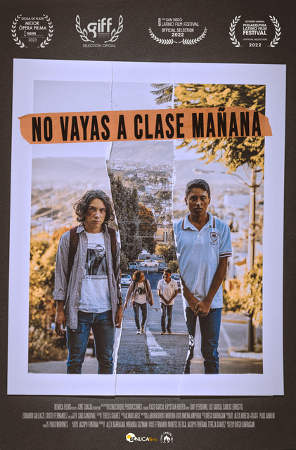 "No vayas a clase mañana", ópera prima de Diego Barragán, llega a cines el 25 de enero