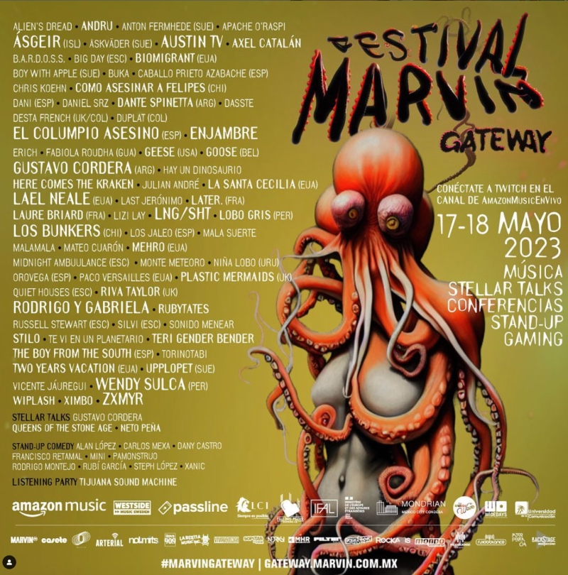 El Columpio Asesino se despide de México en el Festival Marvin Getaway