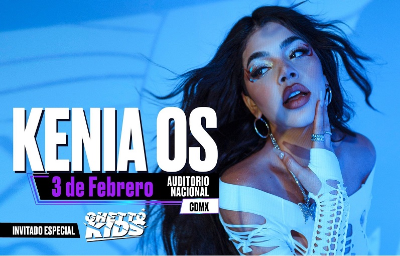 Kenia Os confirma shows en la CDMX y Monterrey