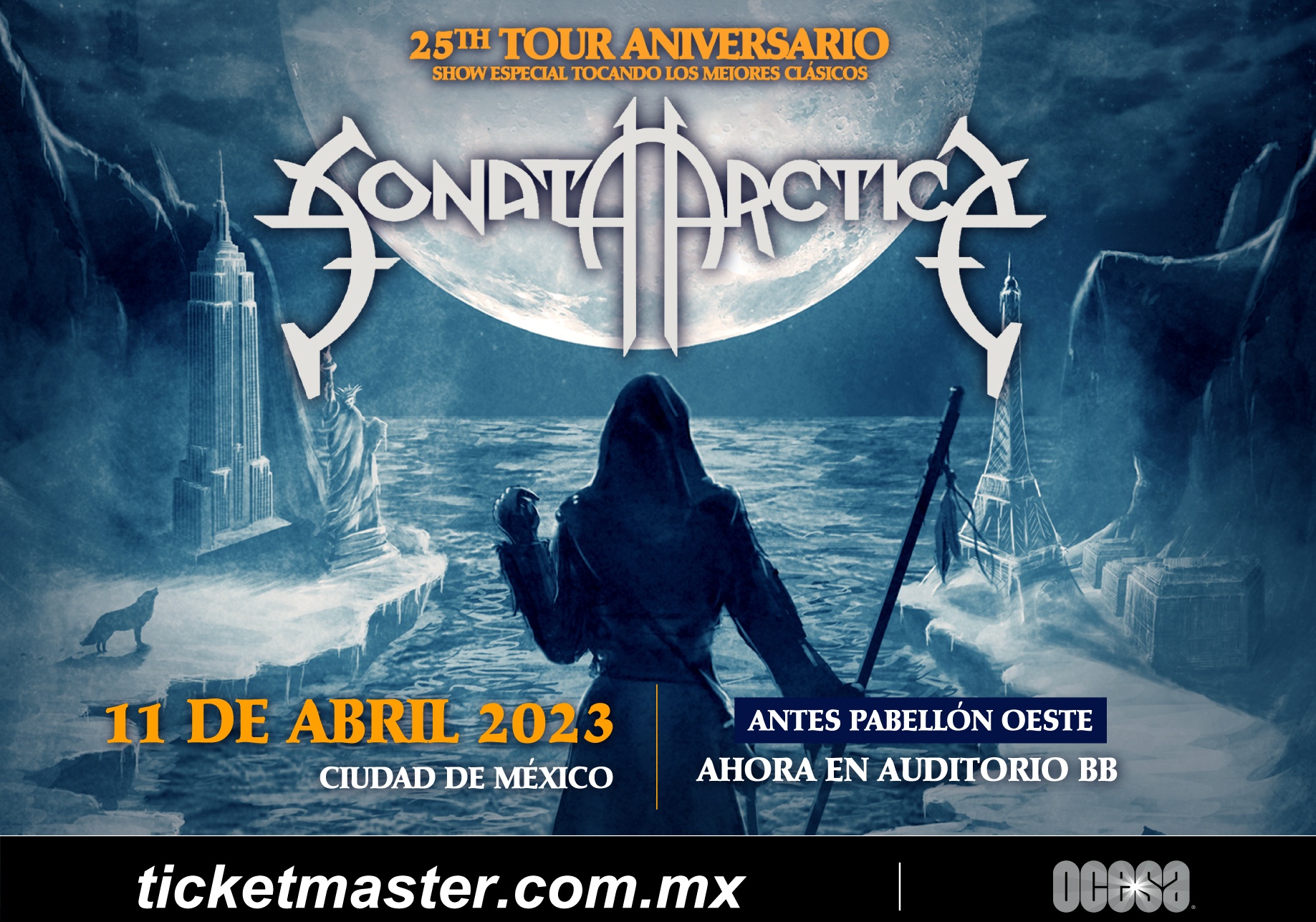 Sonata Arctica confirma su regreso a México en su 25 Aniversario!