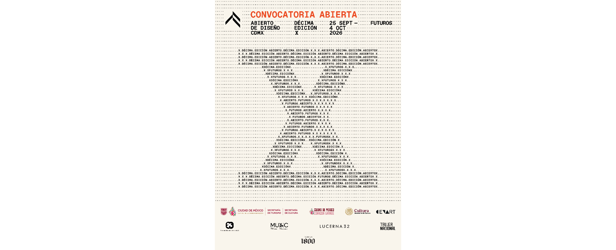 El Abierto de Diseño CDMX 2026 cumple 10 ediciones y convoca a diseñadores de todo el mundo a imaginar los futuros del diseño
