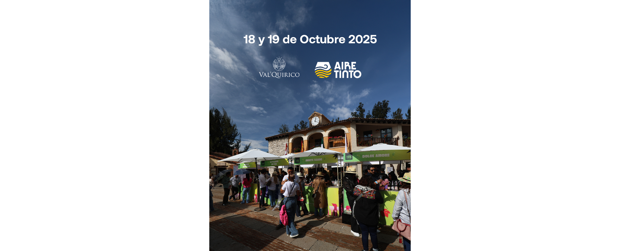 El festival enogourmet "Aire Tinto" regresa a Val’Quirico este 18 y 19 de octubre