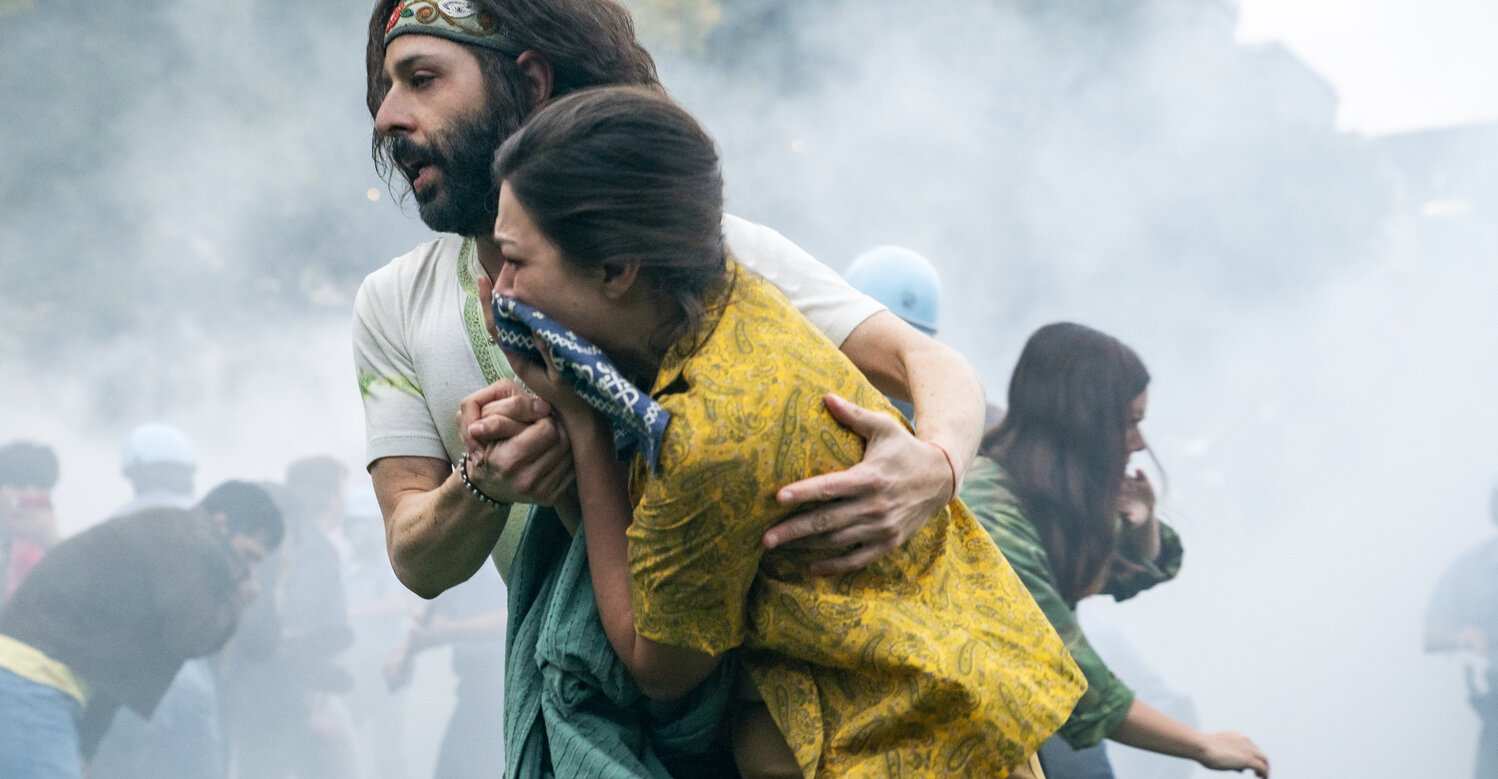 "El Juicio de los 7 de Chicago", primer tráiler