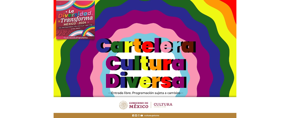 Celebra la diversidad con más de 40 actividades culturales y artísticas durante el Mes del Orgullo LGBTTTIQ+